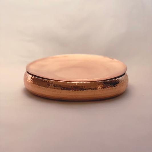 Uruli Box with Hand beaten or Mathaarkaam Finish