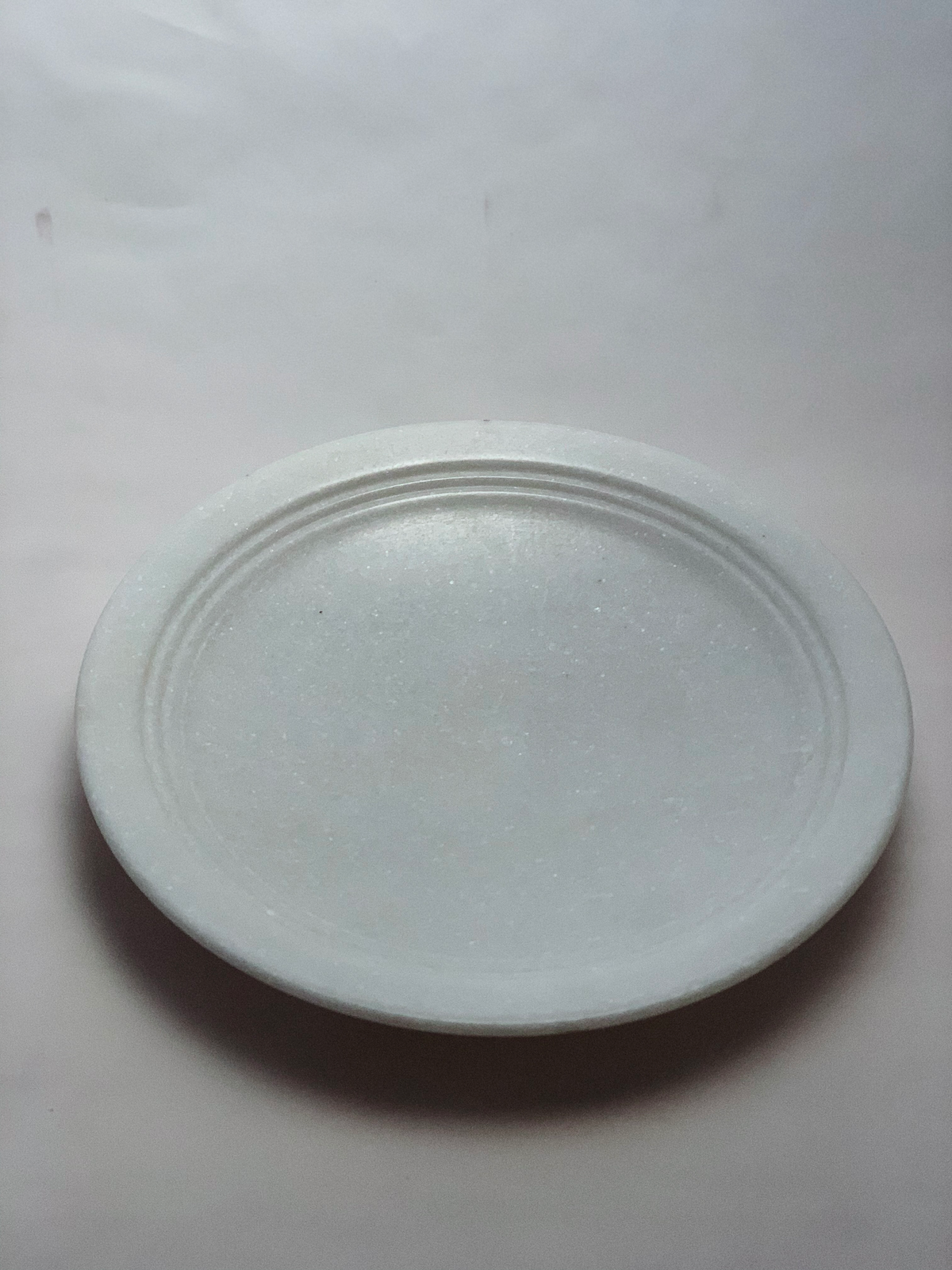 Makrana White Marble Stone Dish